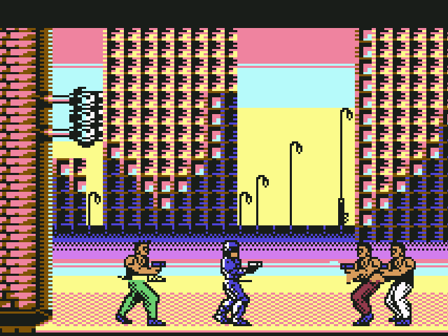 Robocop C64 screenshot
