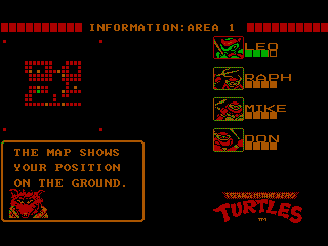 TMNT DOS screenshot