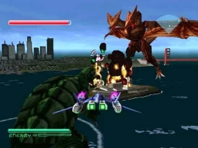 Gamera 2000 PS1 screenshot