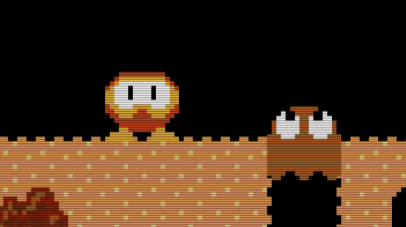 Pooka from Dig Dug and Clyde from Pac-Man