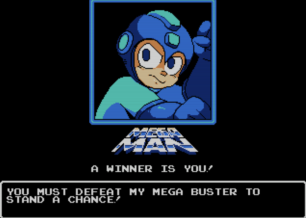 Mega Man win quote